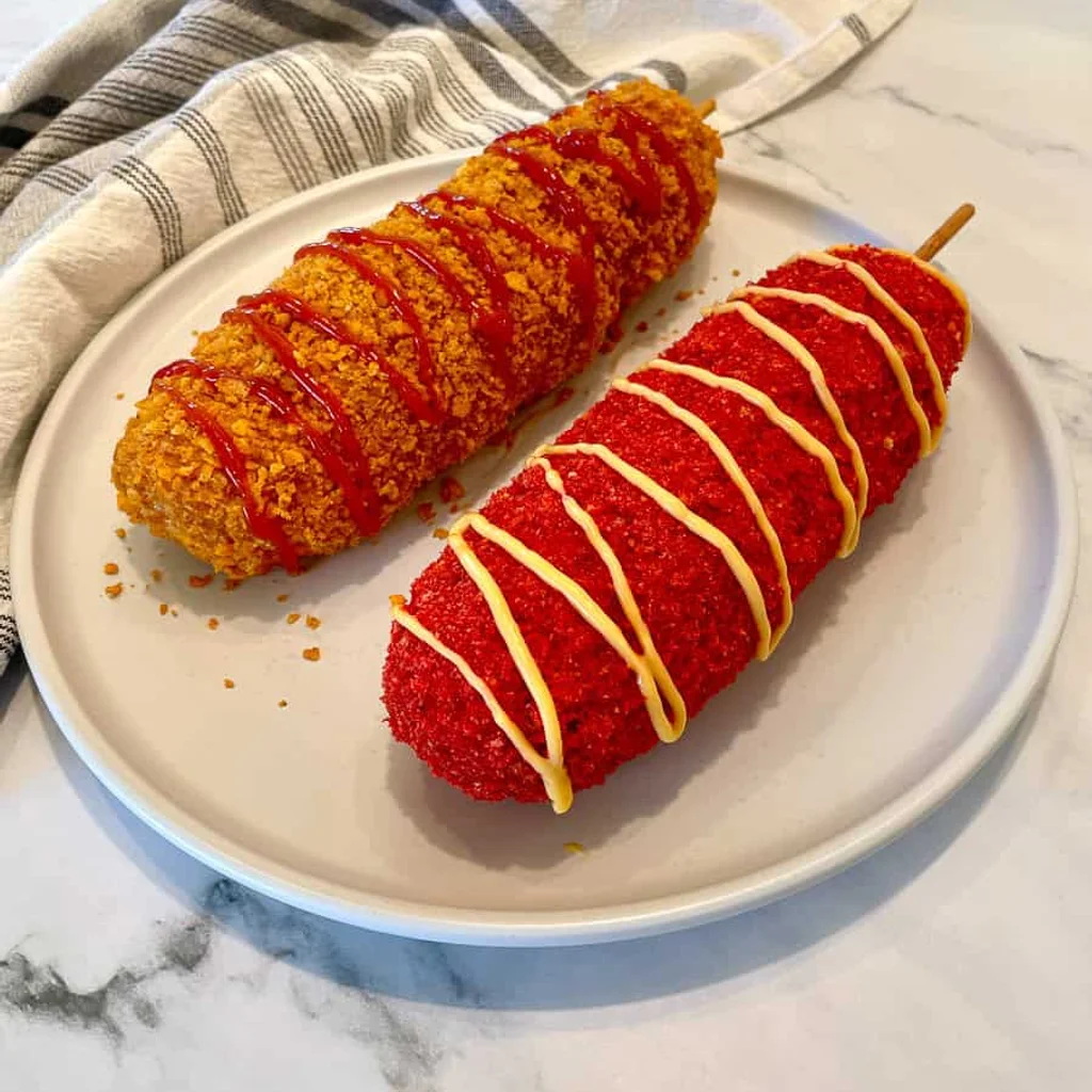 Korean Crispy Corn Dogs (Gamja Dog)